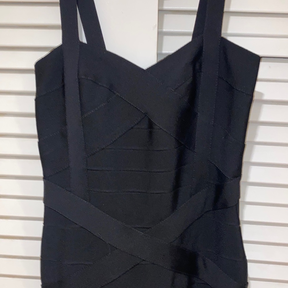Bodycon Black Bandage Dress